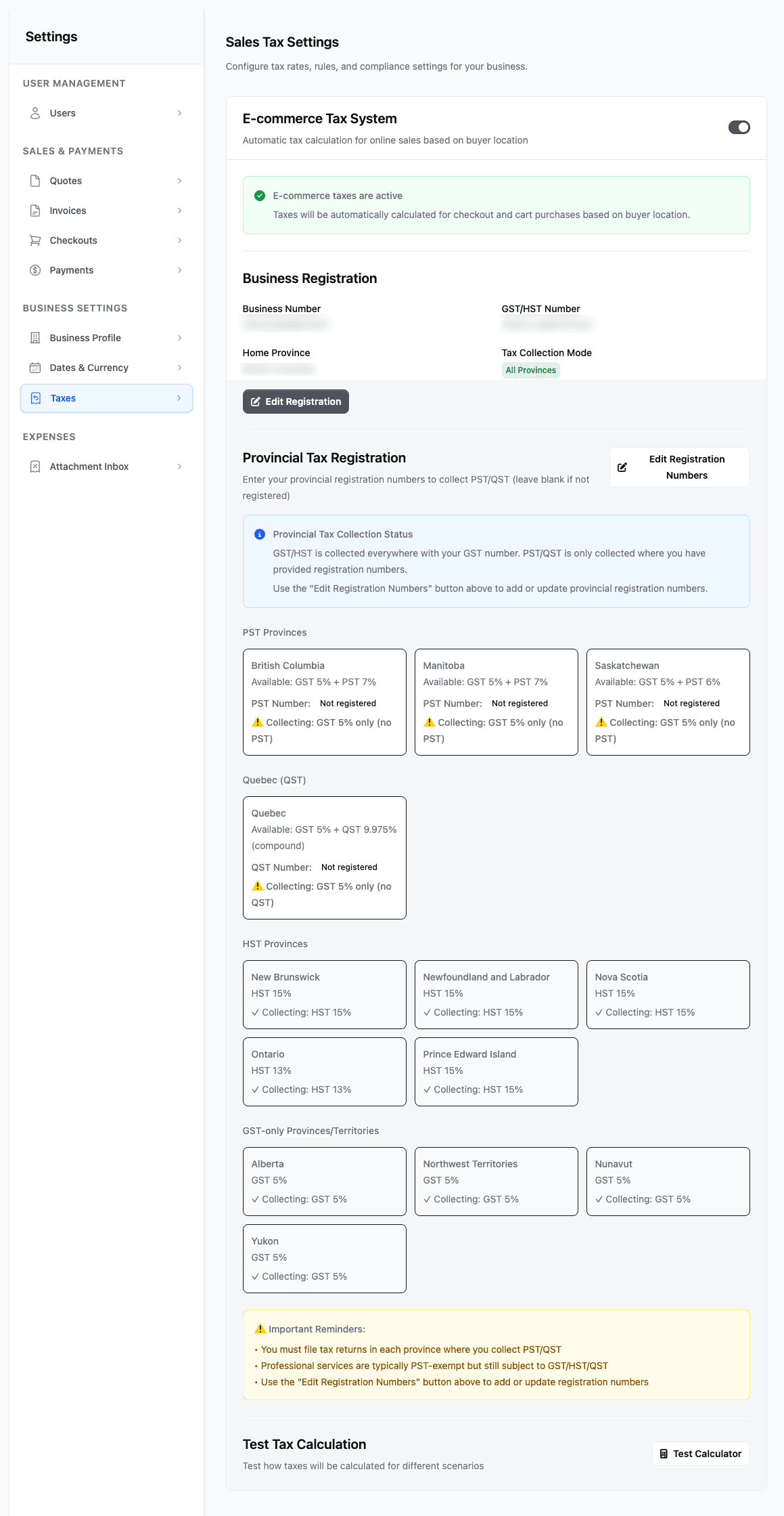 Smart Pricing & Tax Management